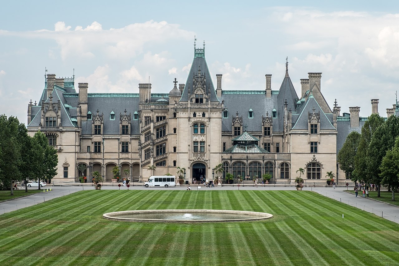 A view of the Biltmore Estate in Asheville, North Carolina - 2016