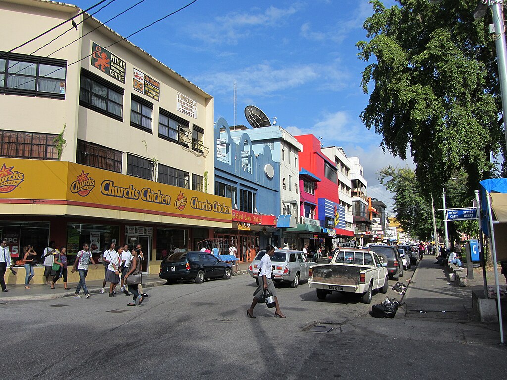 Church's Chicken on Henry Street in Port of Spain, Trinidad