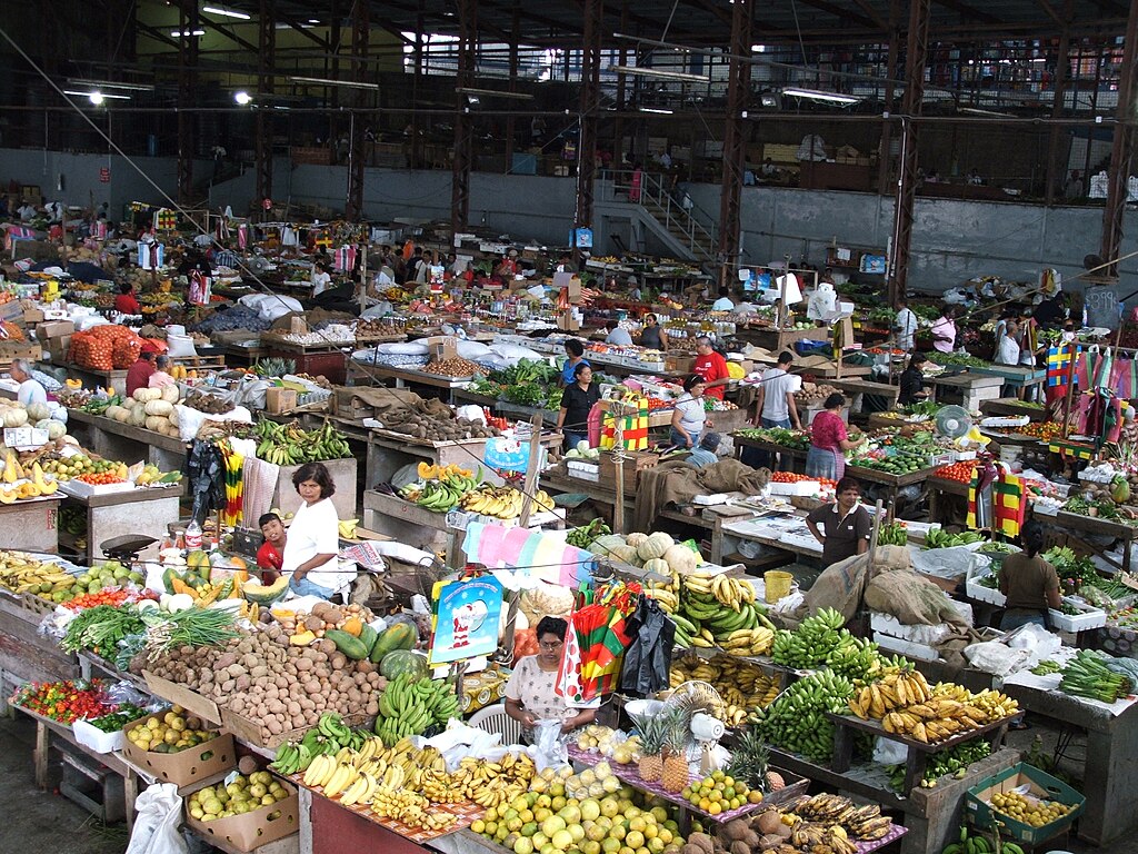 San Fernando, Market at Mucurapo Street
