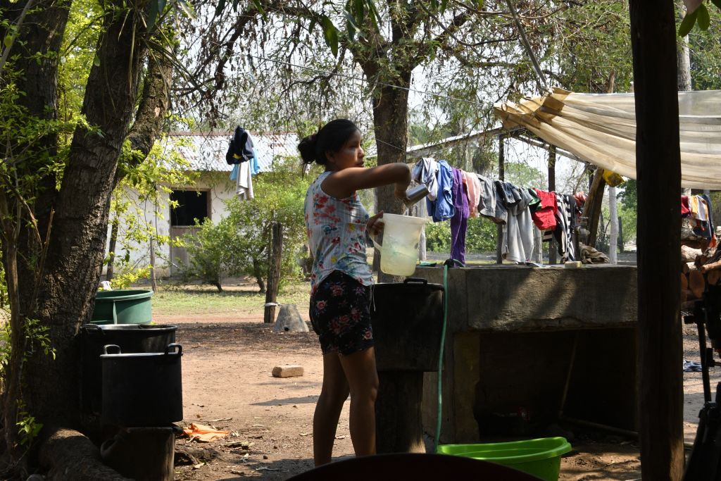 A woman of the Ayoreo ethnic group