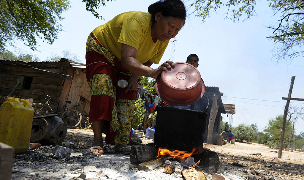 Indigenous Ayoreo leader Mateo Chiqueno Sobode's wife