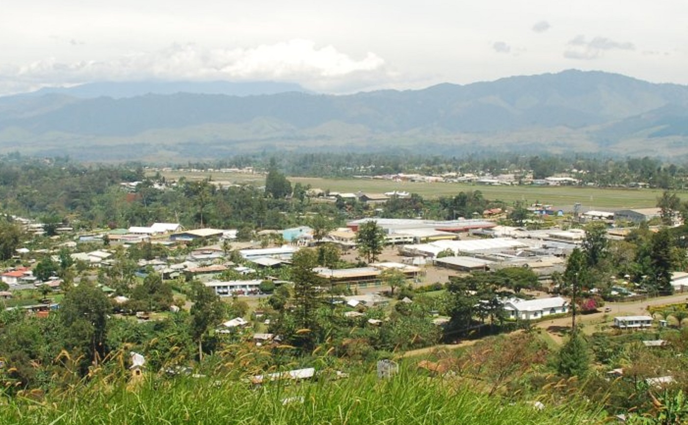 View of the of Goroka from Mt. Kiss, looking South-West - 2009