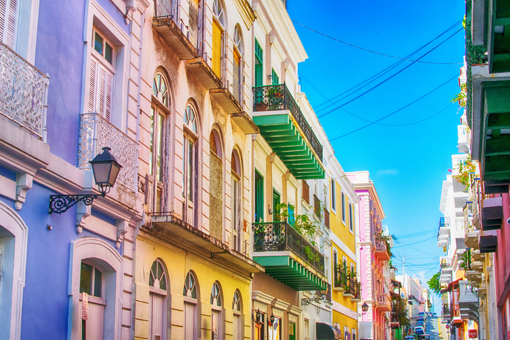 Photography of colorful buildings in San Juan Puerto Rico