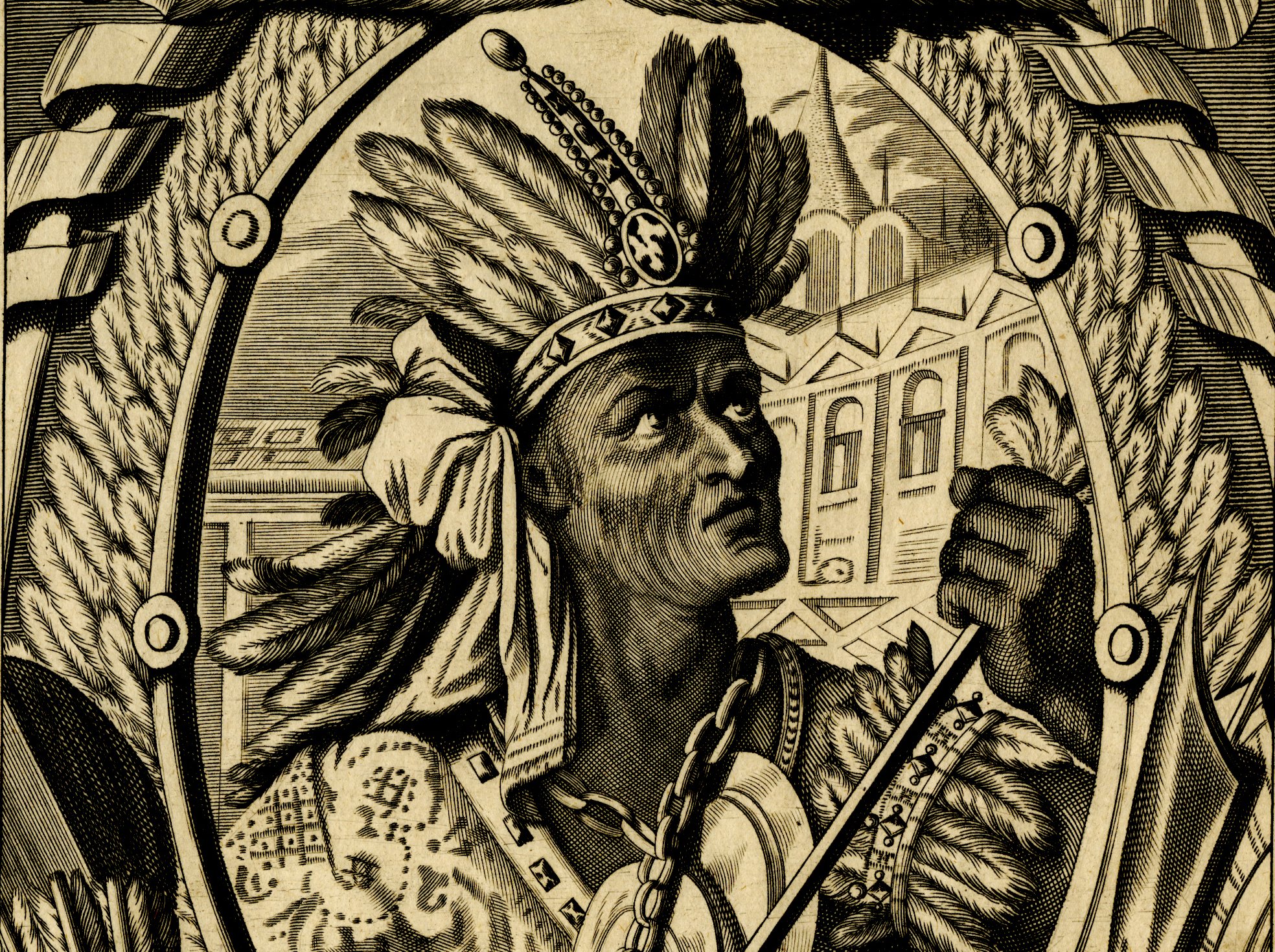 Portrait Engraving of Atahualpa