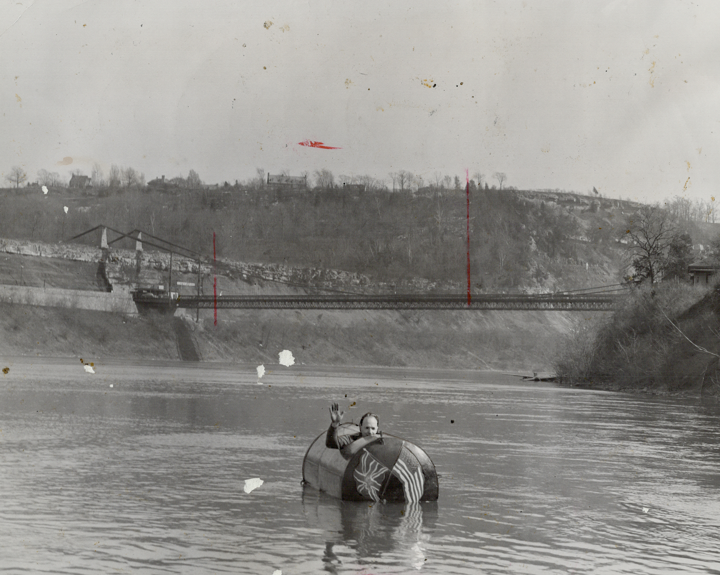 William Red; Jr. on Niagara Falls