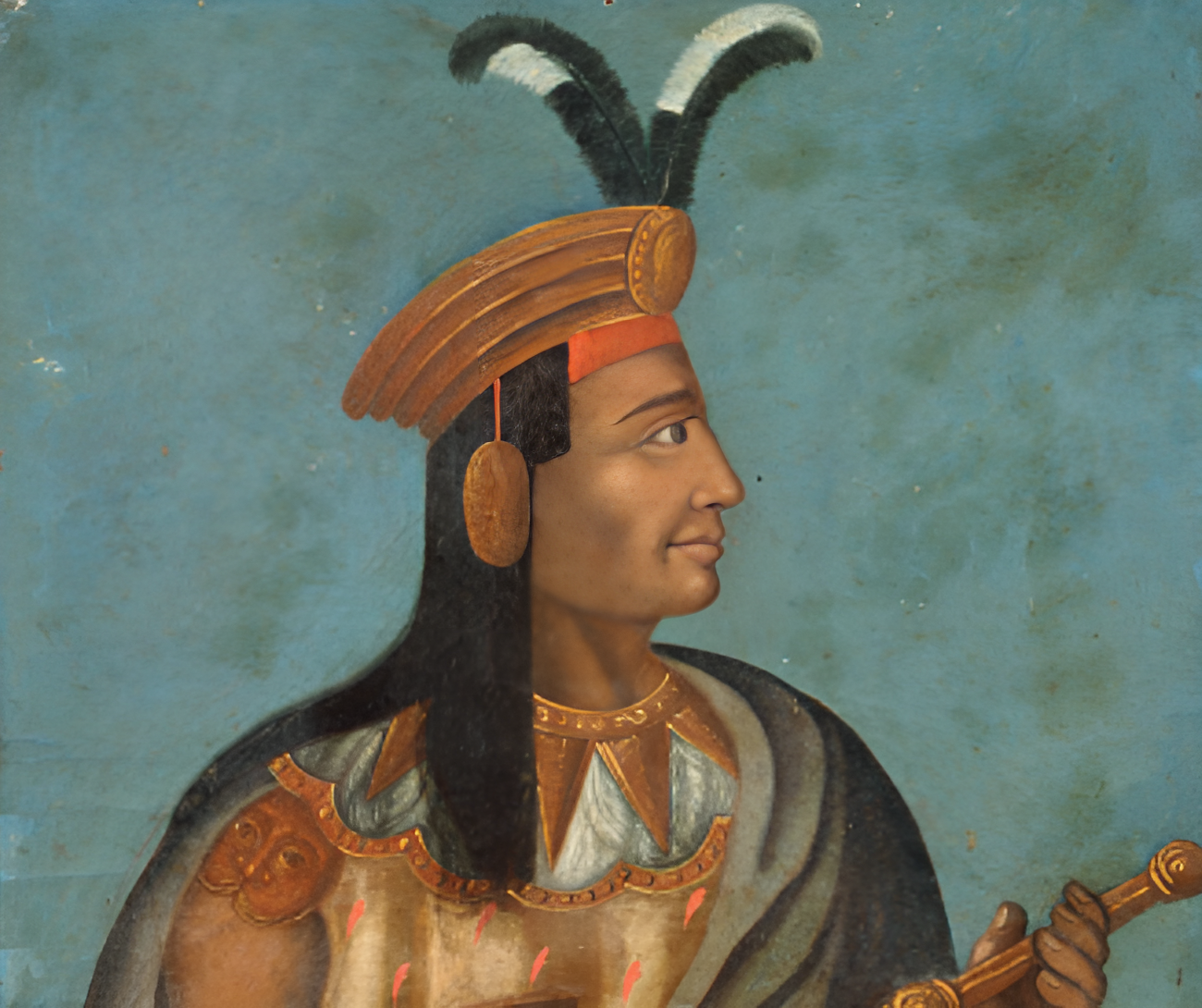 Portrait of Atahualpa, the last Inca Emperor