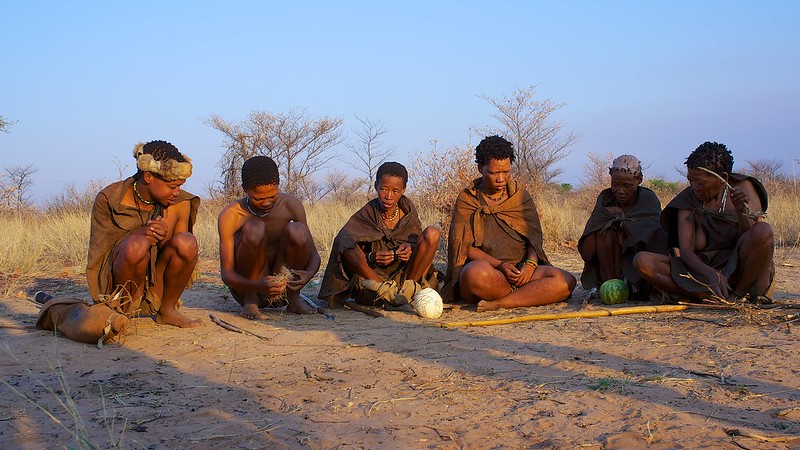 Group of San Bushmen