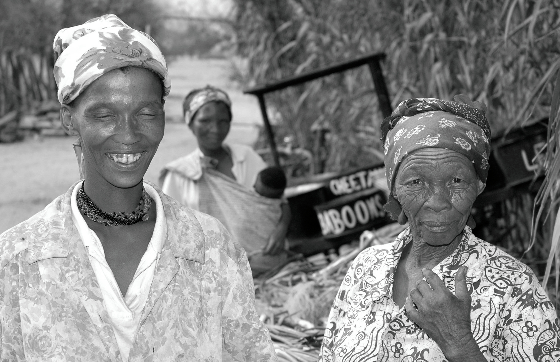 San people in Namibia