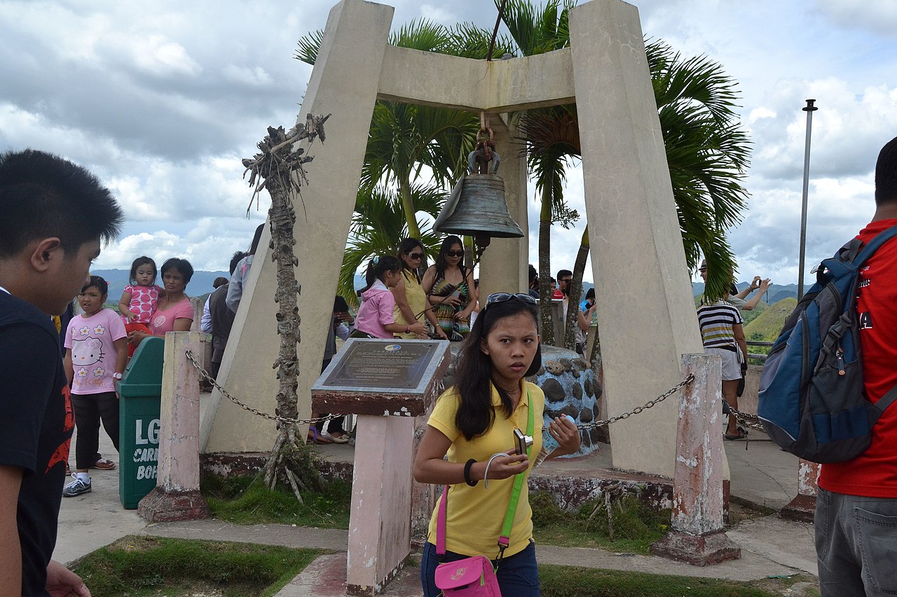 Bell At Chocolate Hills Observation Point - 2013