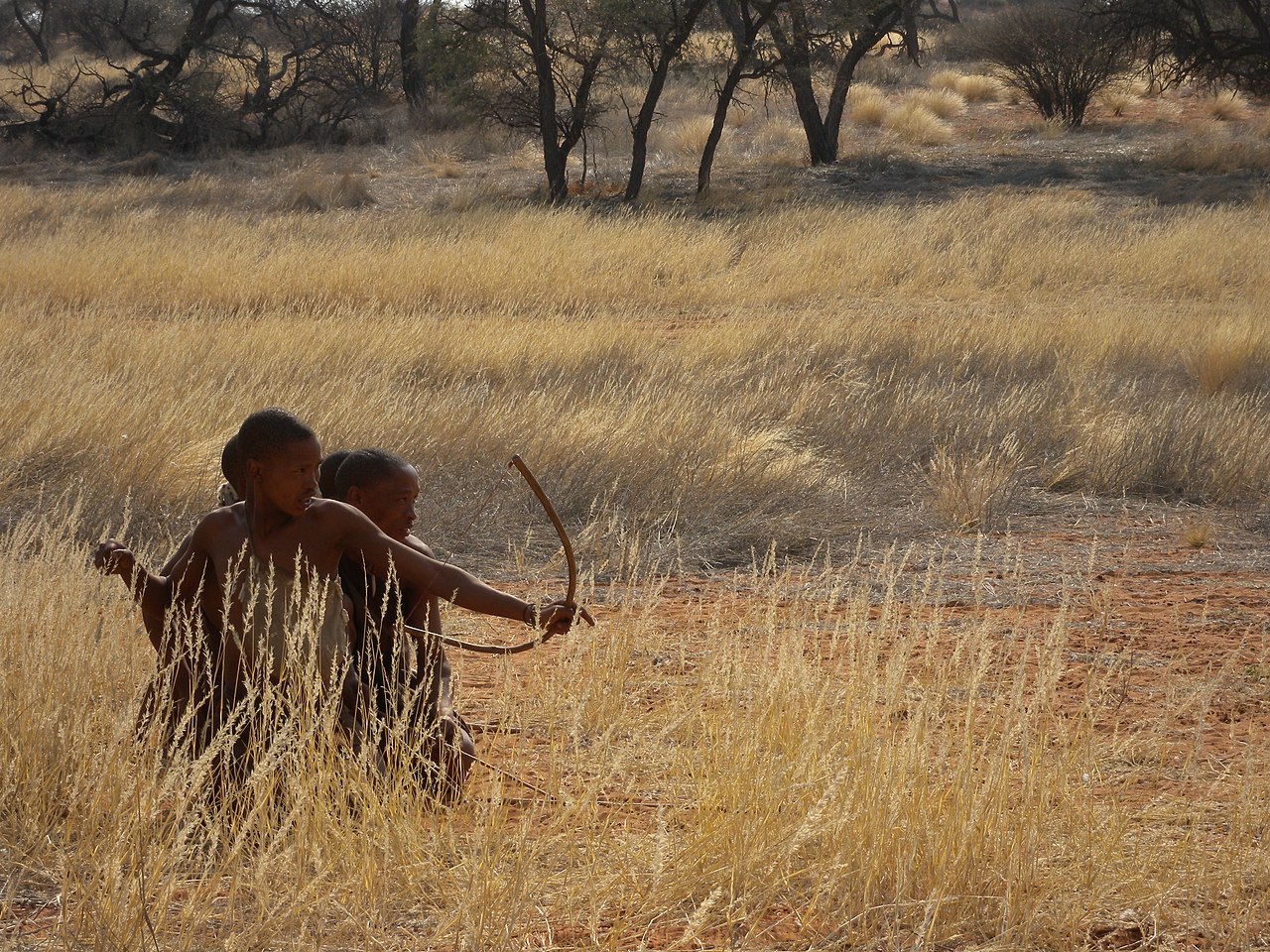 Bushmen San, Kalahari Desert, Namibia