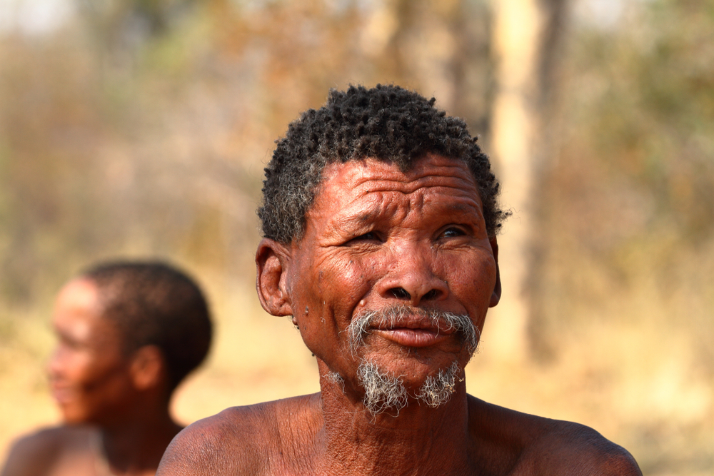 The San people in Namibia