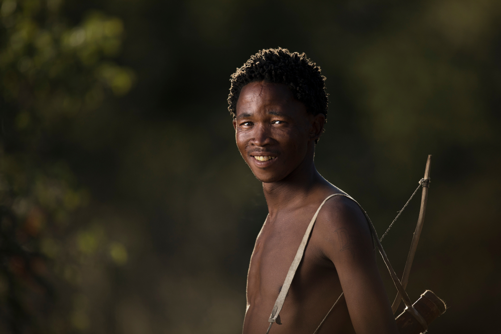 Boy of San people