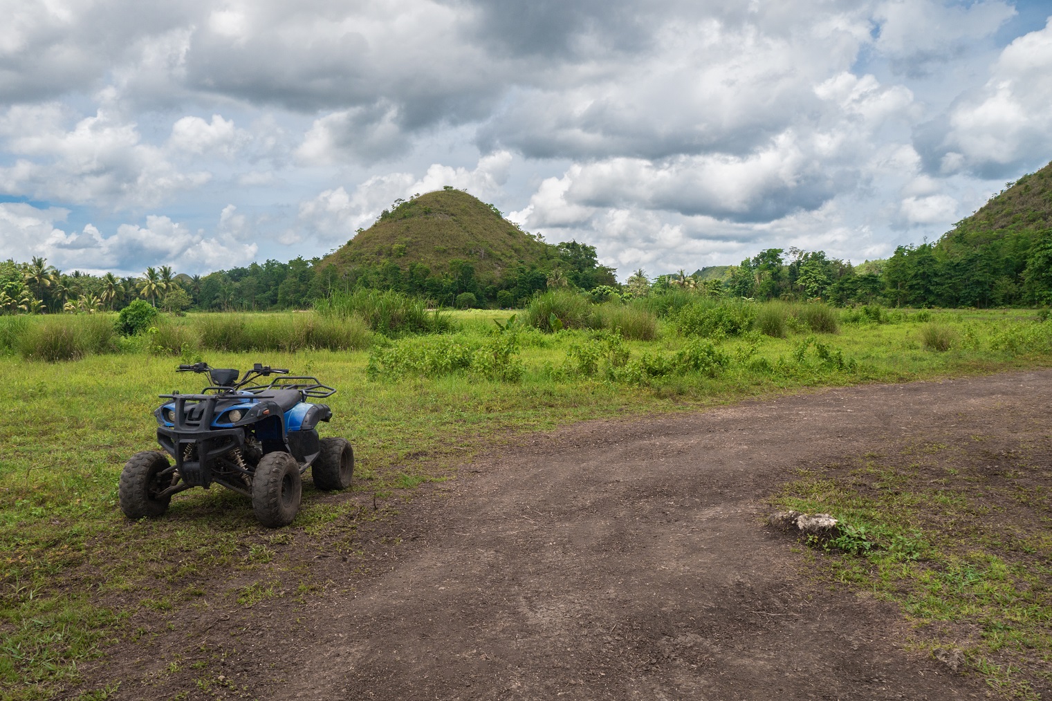 ATV rental ride near Chocolate Hills -Bohol, Philippines - 2019