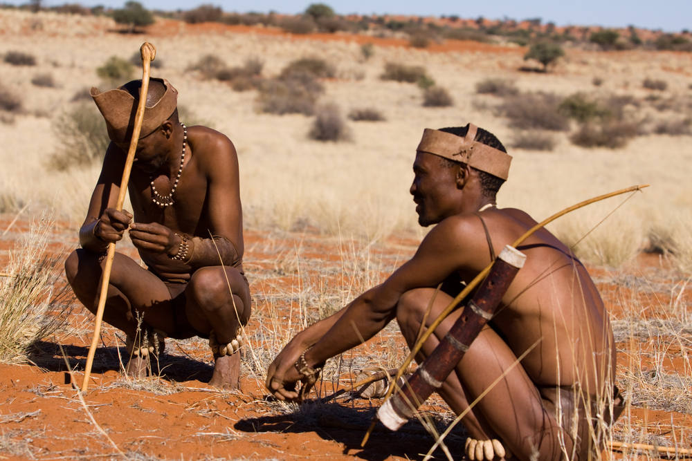 san bushman show people
