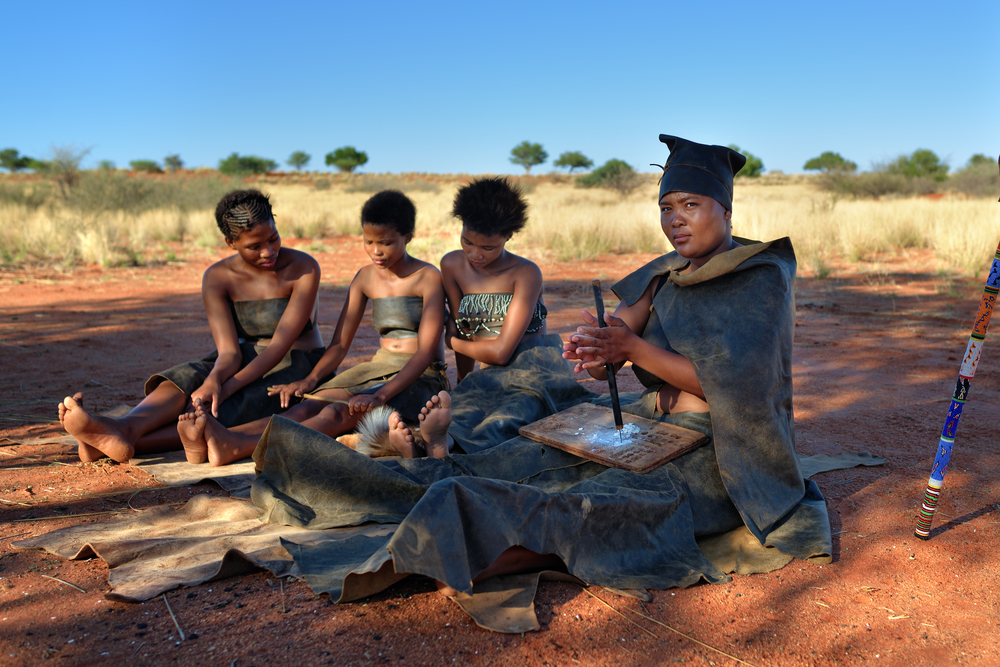 Women in San people tribe