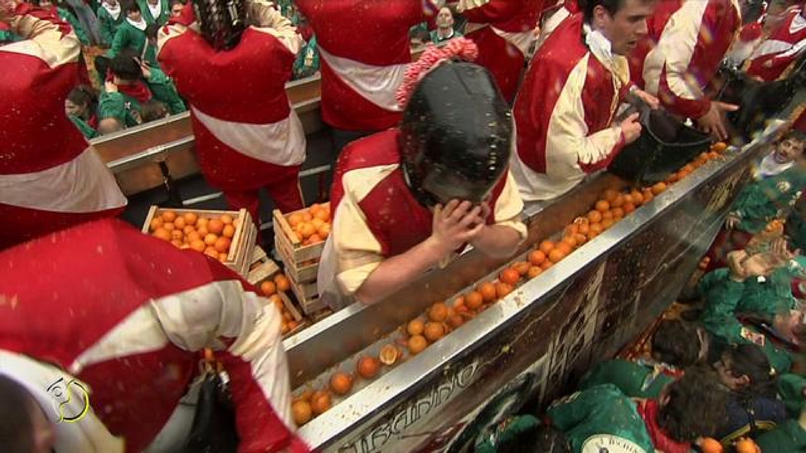 Battle of the Oranges in Italy - 2010