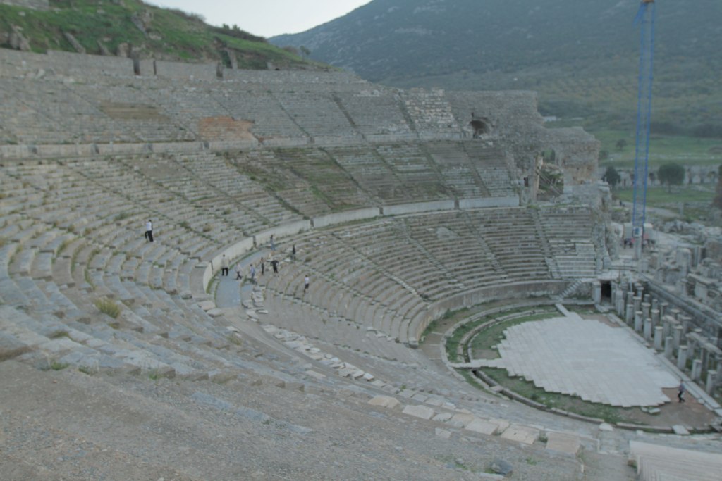 Turkey Ephesus Theatre in the ancient city in Anatolia