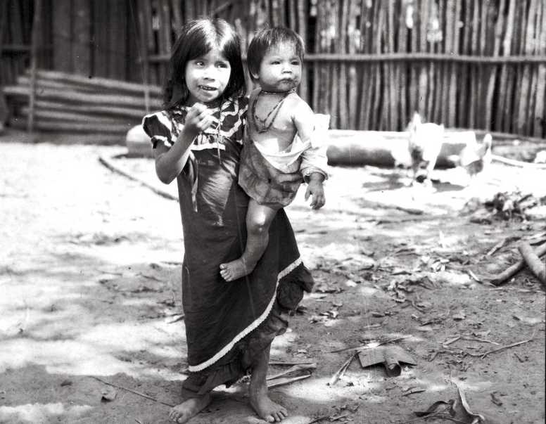 Araona people in the woods - 1913