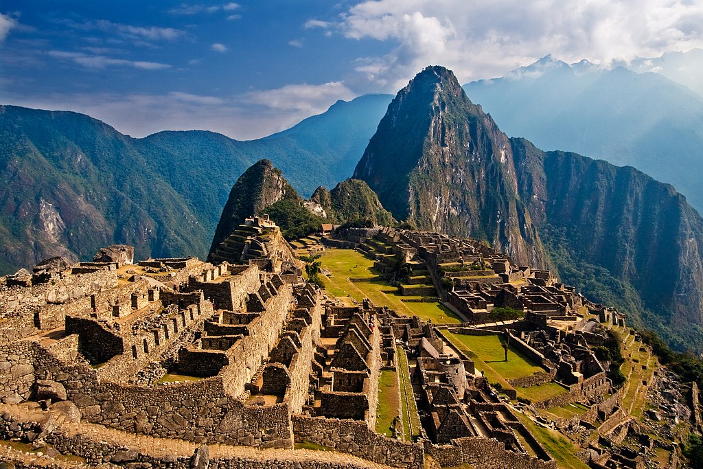 Machu Picchu a 15th-century Inca citadel located in the Eastern Cordillera of southern Peru