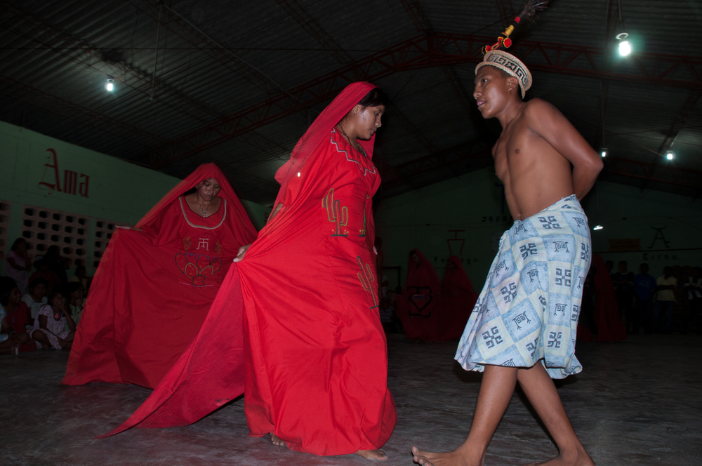 Traditional dance of the Wayuu that inhabit the peninsula of La Guajira.