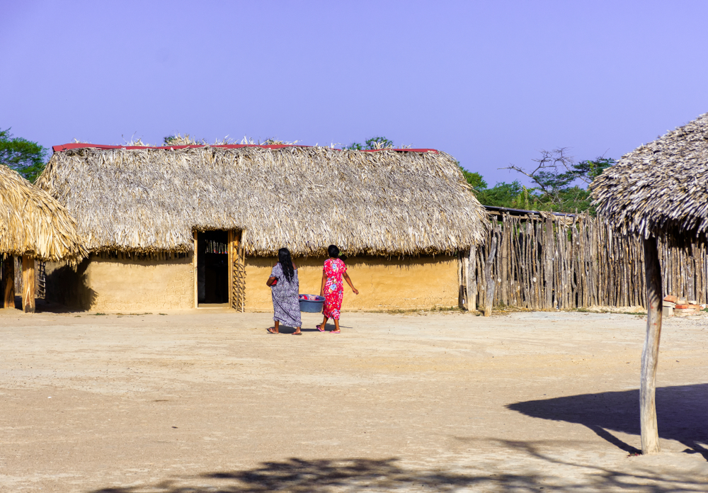 Life routine of two young wayuu female