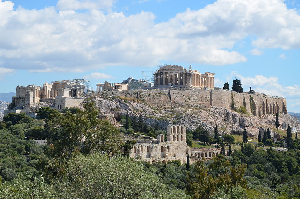 The Acropolis Of Athens Viewed From The Hill Of The Muses