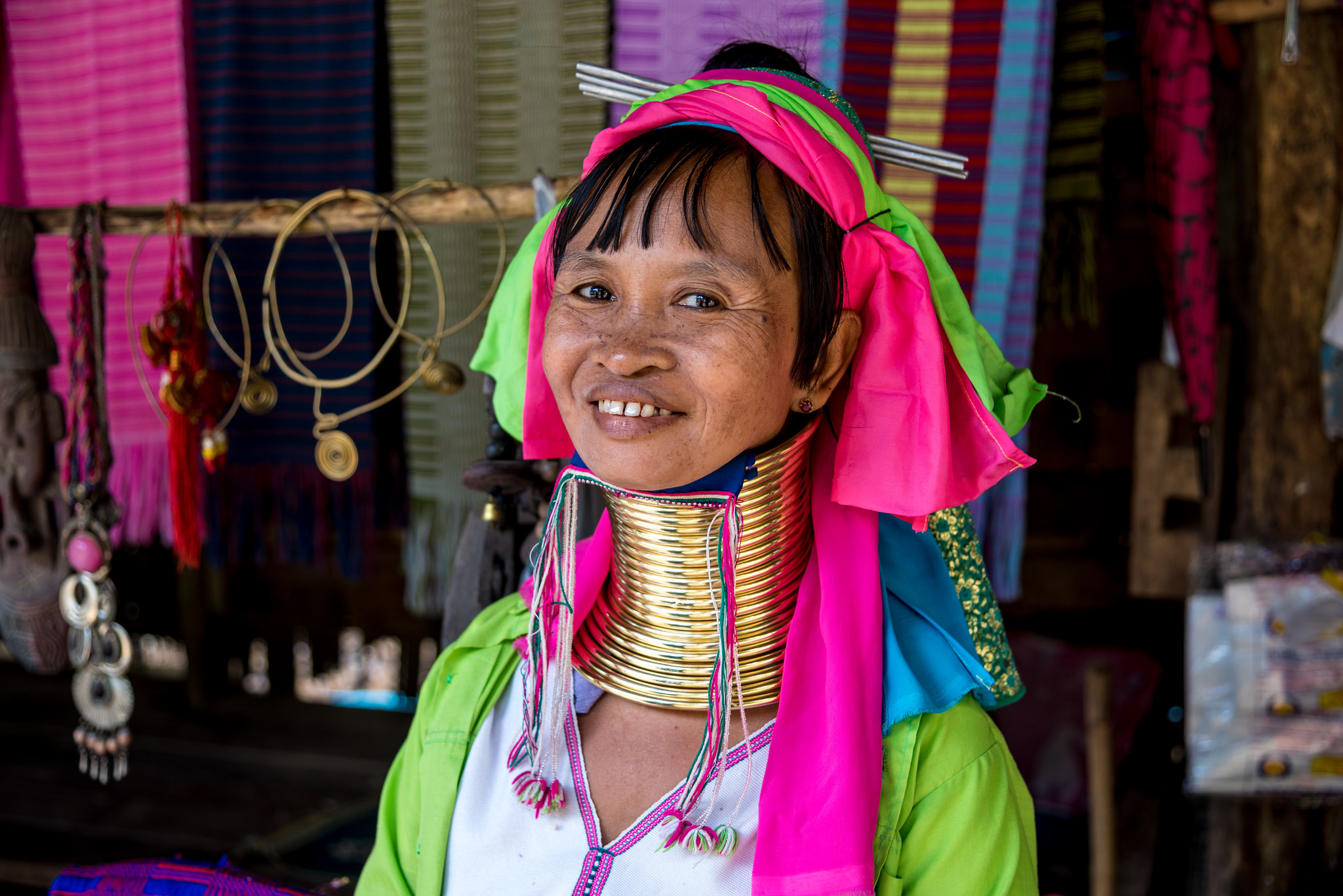Kayan Tribe Woman Mae Hong Son - 2015