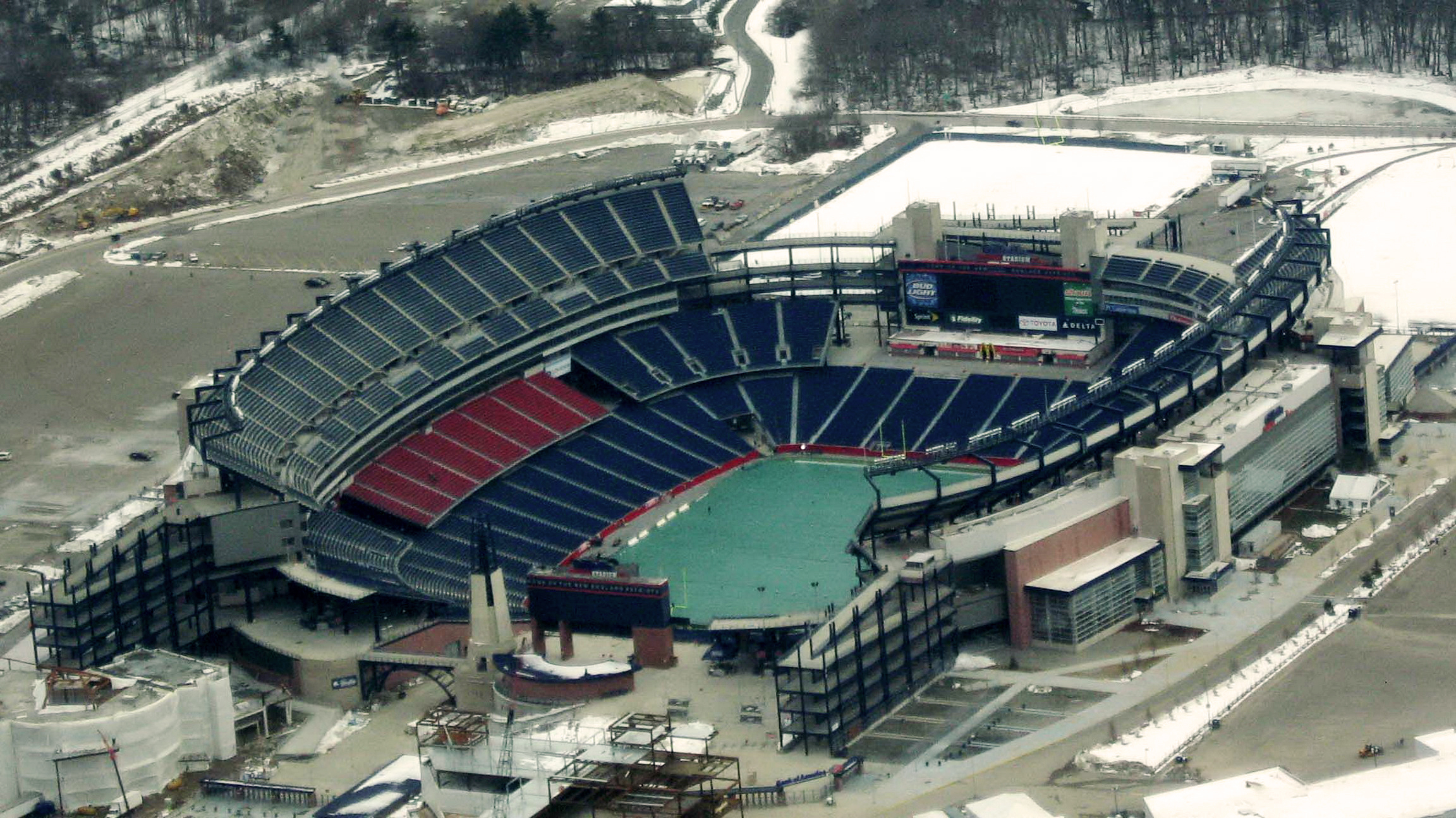 Ariel picture of Gillette Stadium - 2008