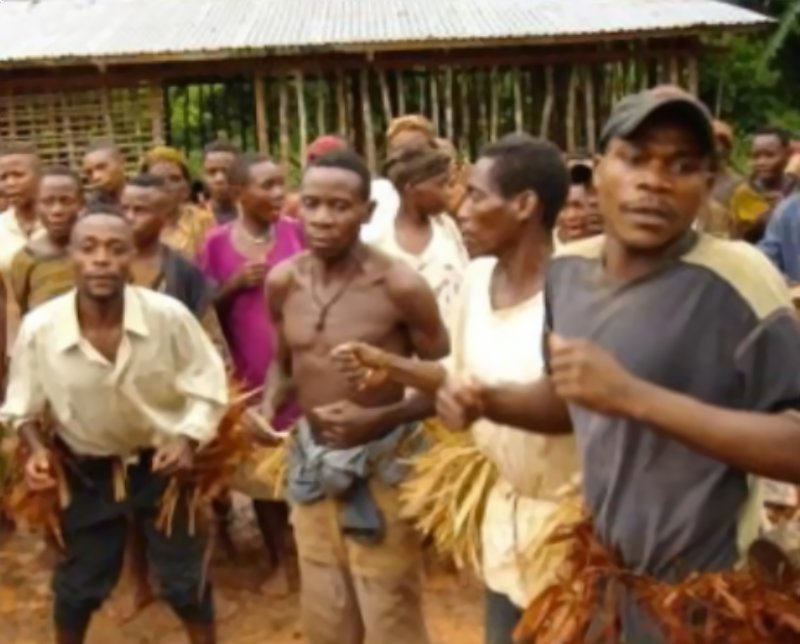 Baka Pygmy dancers