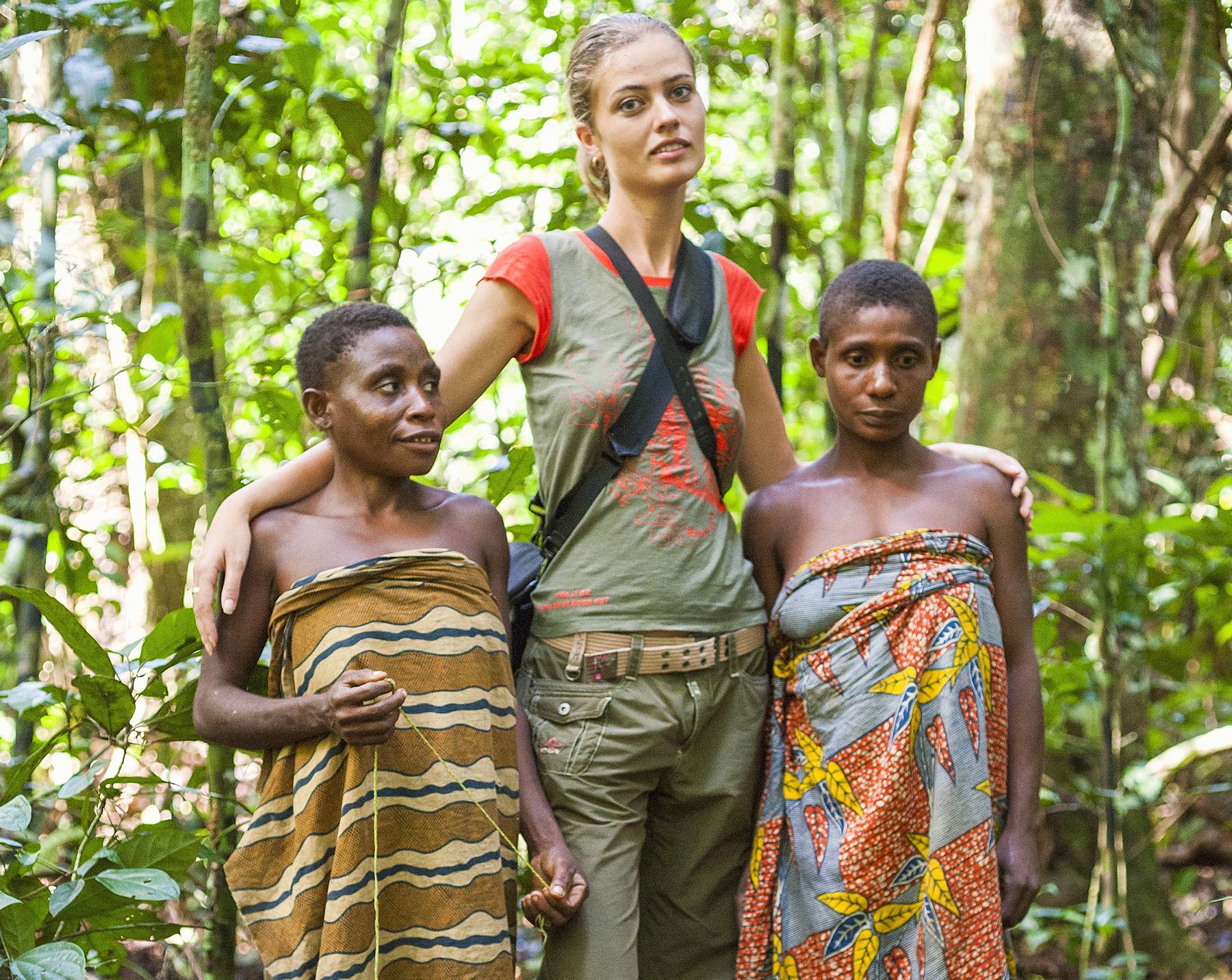 Women from a Baka tribe of pygmies
