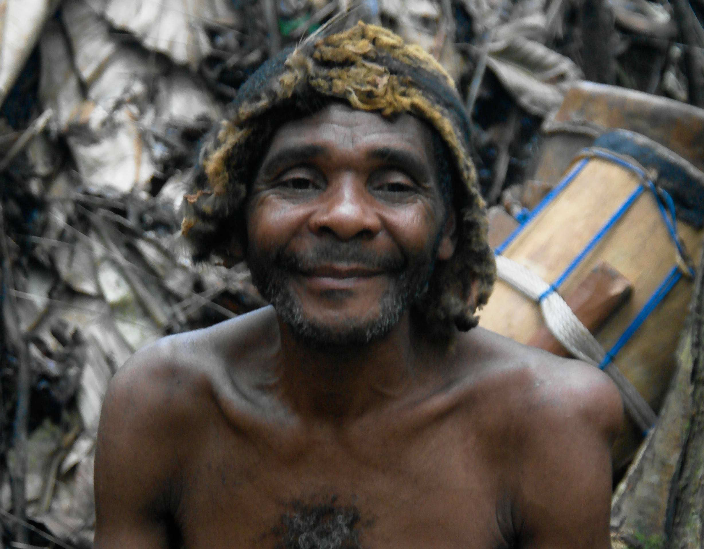 Portrait of Baka pigmy tribe chief