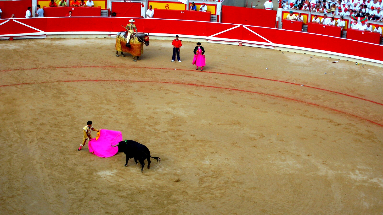 A banderilleros faces a bull - 2006