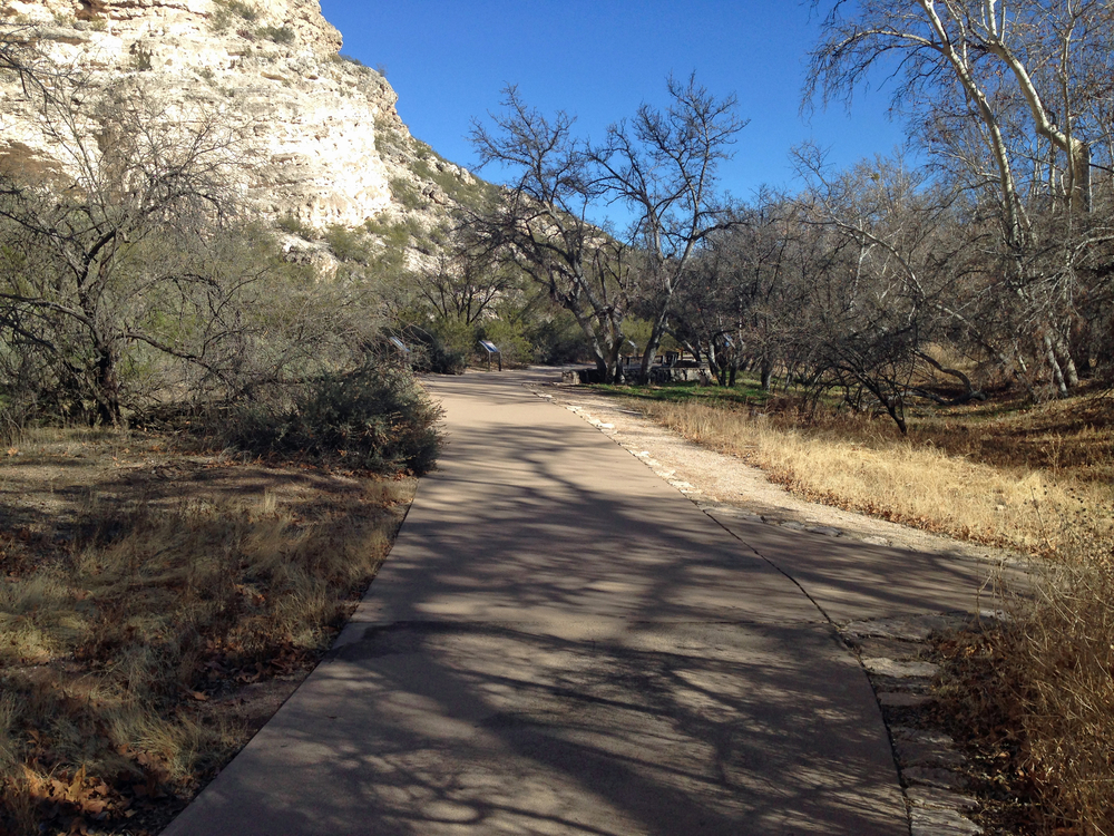 Trail in Montezuma Castle National Monument