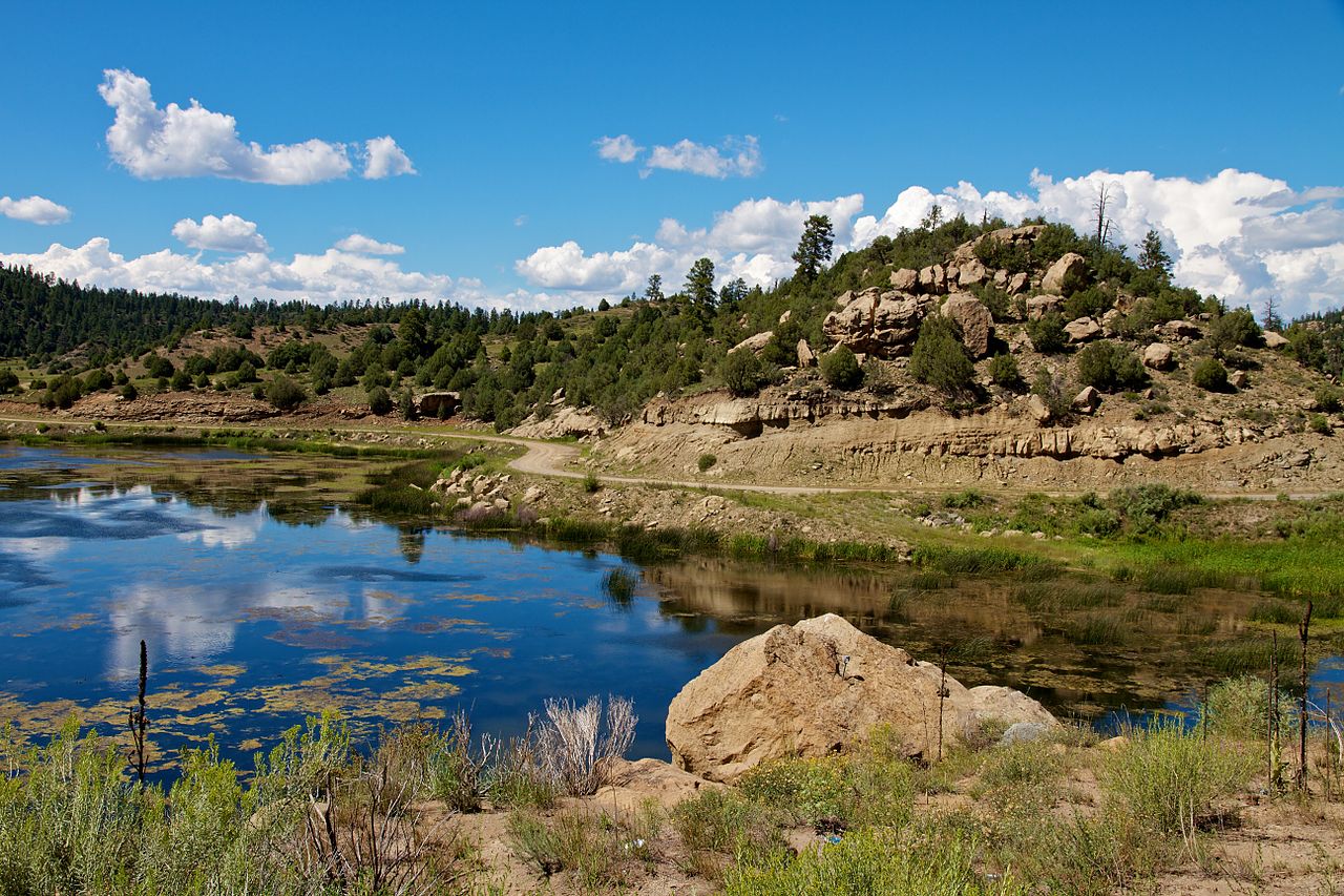 Dulce Lake, Jacarilla Apache Nation, New Mexico, Usa