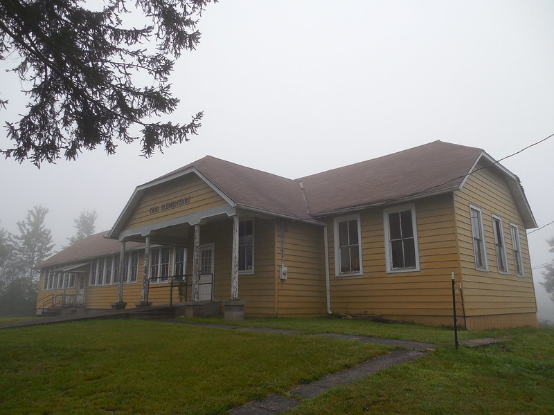 Close-up Photo of The Odd Schoolhouse in Odd