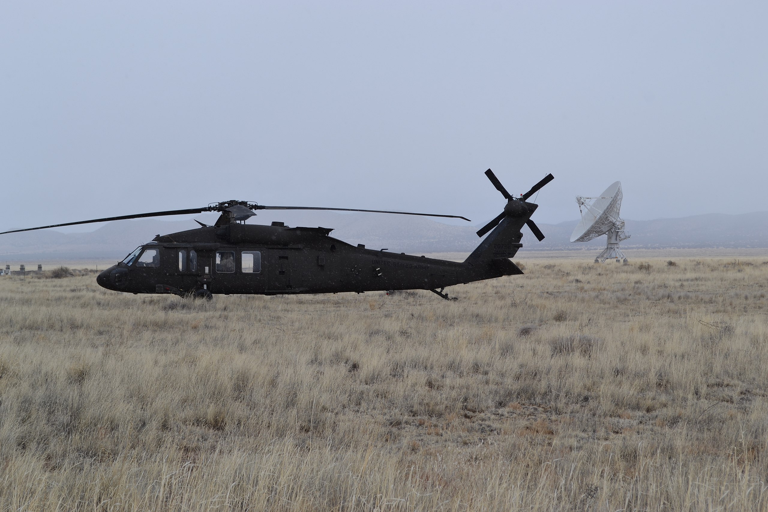 Blackhawk Helicopters Land