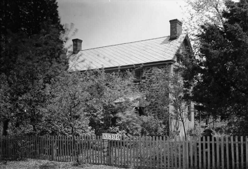Grayscale Photo of Japhet Leeds House on Moss Mill Road in Leeds Point
