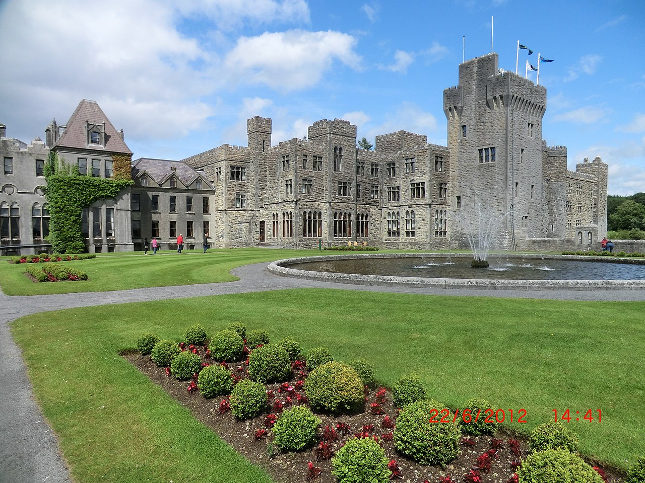 Rear Gardens Of Ashford Castle - 2012