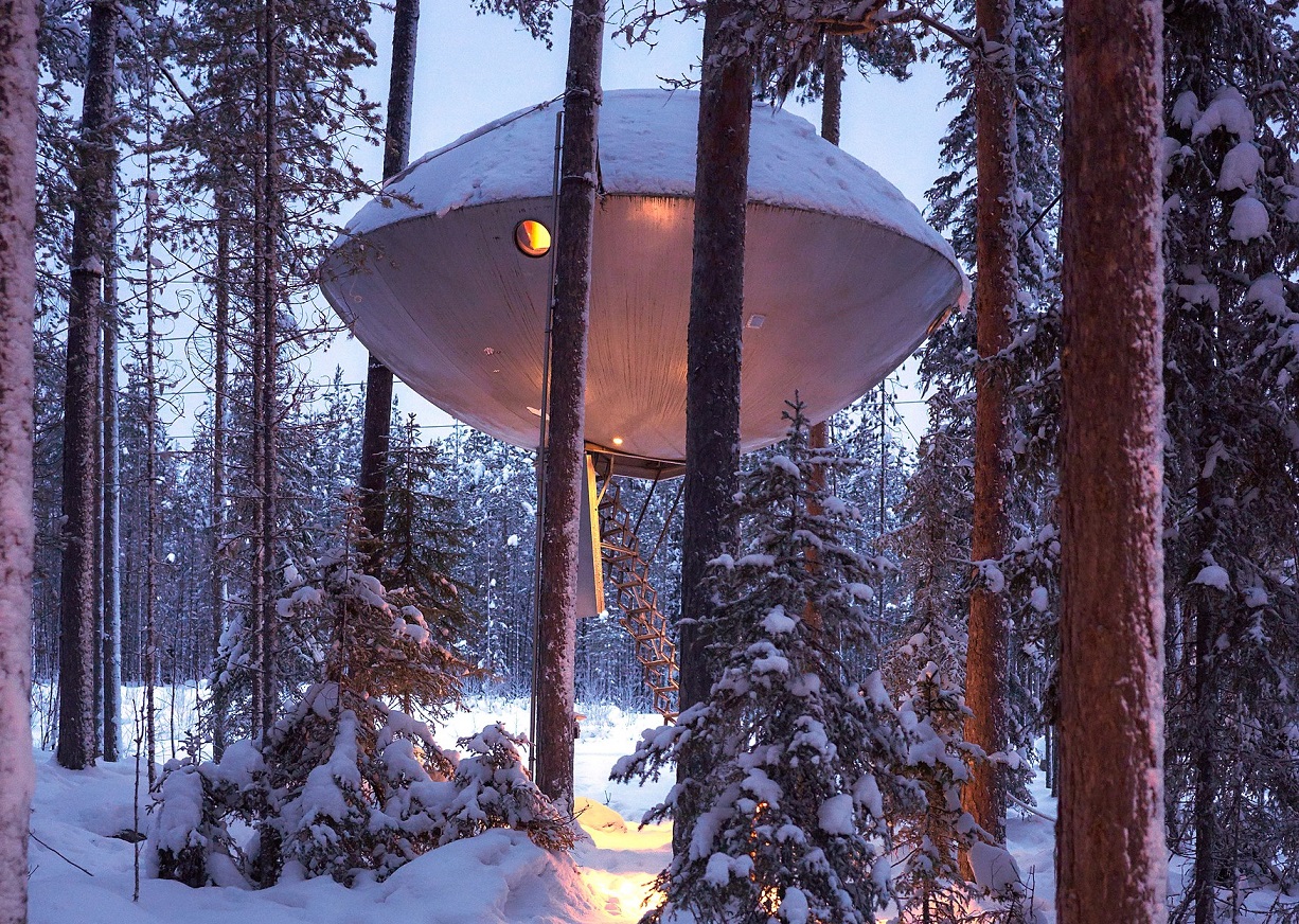 The Ufo, Treehotel In Harads, Sweden - 2019