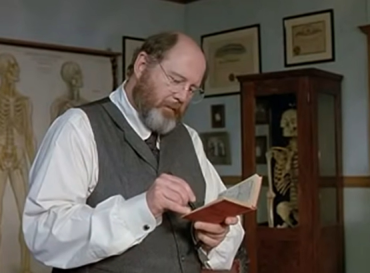 Screenshot of Dr. Saxton Pope - from The Last of His Tribe (1992)