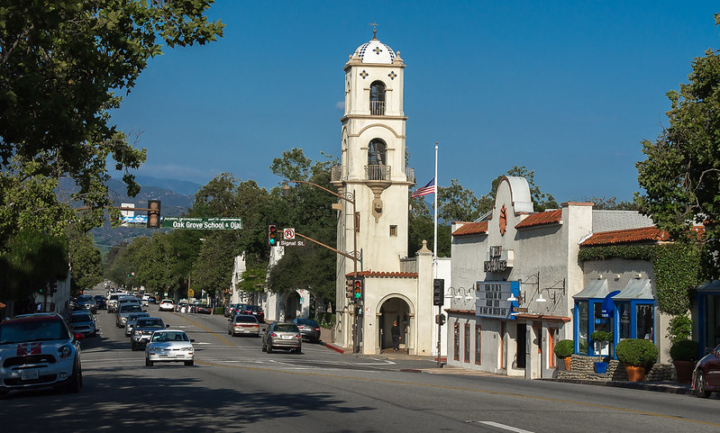 Street Photo of Ojai Downtown California