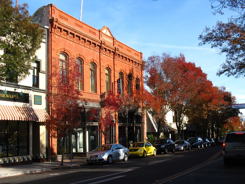 Street Photo of St. Helena, California depicting beautiful Architecture