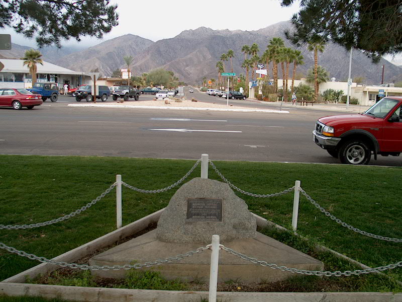 Downtown Borrego Springs from Christmas Circle