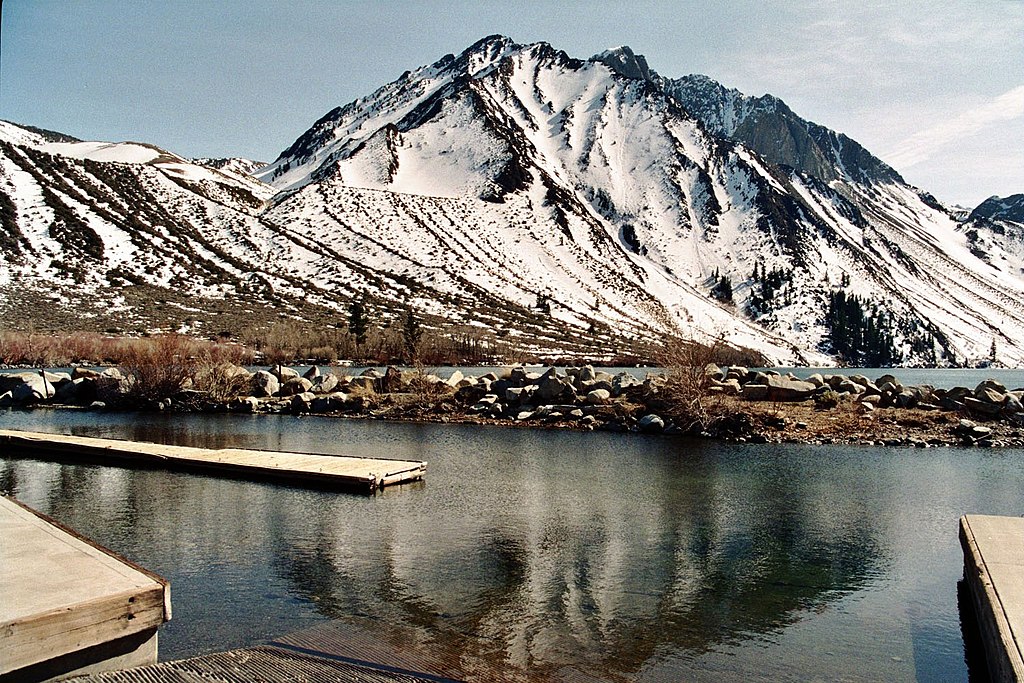 Landscape Photo of Convict Lake and Mount Morrison in late spring