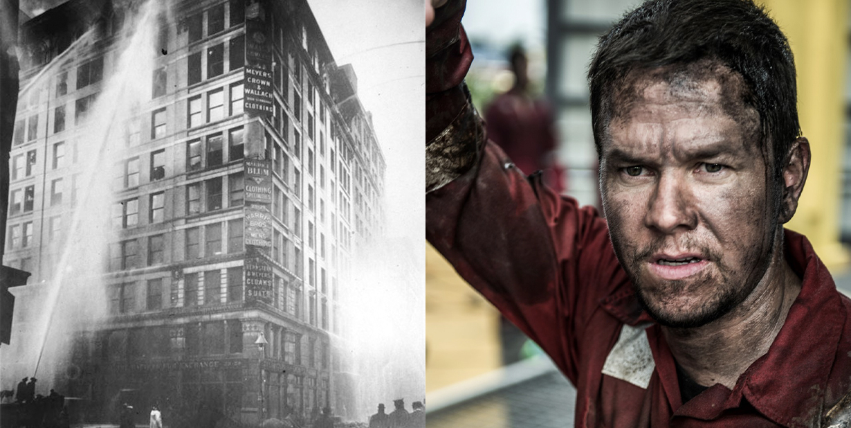 Factory and Mark Wahlberg Split image