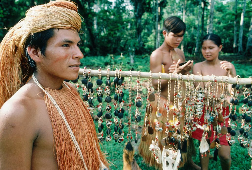 Yagua tribe men