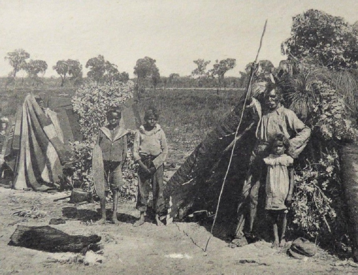 Australian Aboriginal's Wurley (home) - very early 1900s