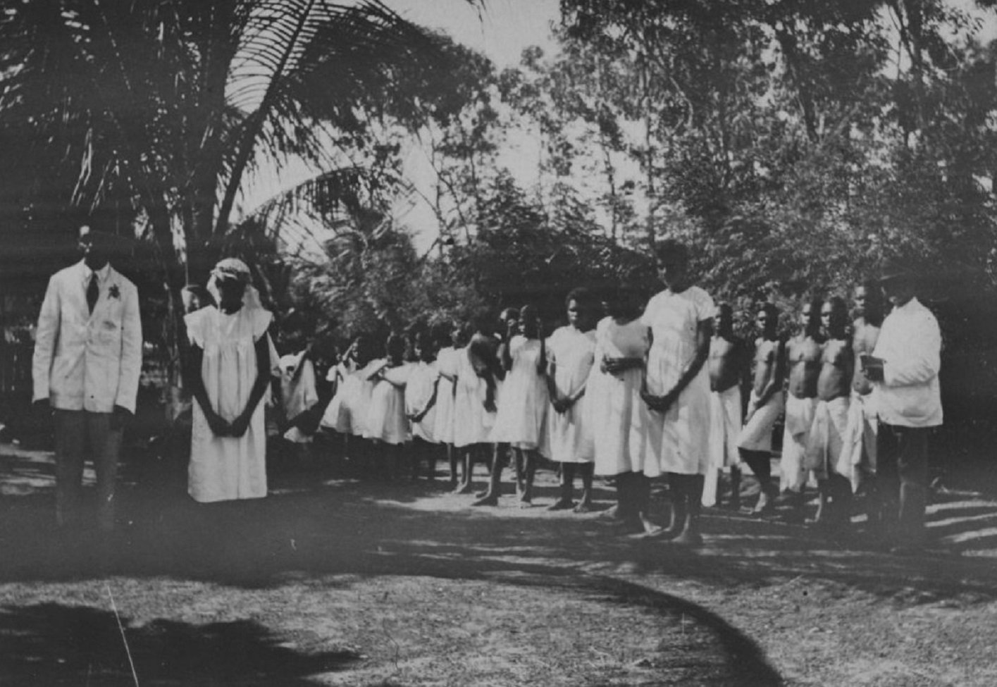 1920s wedding at an aboriginal mission