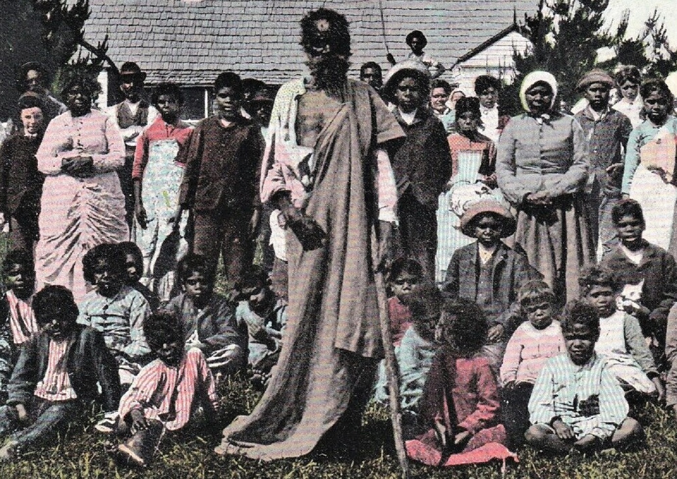 Aborigines at Lake Tyers, Victoria - very early 1900s