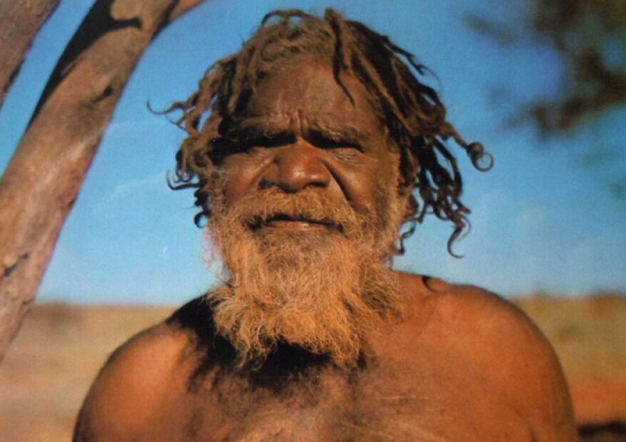 Jimmy Walkabout, a member of the Pitjantjara Tribe in Northern Territory